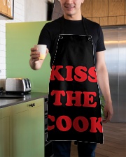 Kiss The Cook Apron Apron aos-apron-27x30-lifestyle-front-04