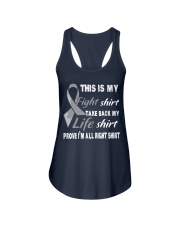 brain-cancer-grey-myshirt Ladies Flowy Tank thumbnail
