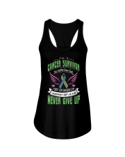 Never-give-up-Metastatic-Breast-Cancer Ladies Flowy Tank thumbnail