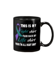 domestic-sexual-volence-teal-purple-myshirt Mug thumbnail