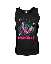 thyroid-cancer-teal-blue-pink-color Unisex Tank thumbnail