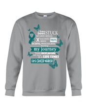 ovarian-cancer-teal-STUCK Crewneck Sweatshirt thumbnail