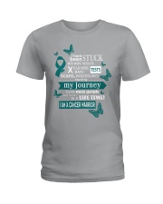 ovarian-cancer-teal-STUCK Ladies T-Shirt thumbnail