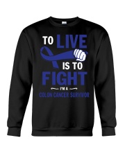 colon-cancer-darkblue-lfi Crewneck Sweatshirt thumbnail