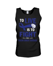 colon-cancer-darkblue-lfi Unisex Tank thumbnail