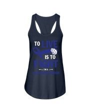 colon-cancer-darkblue-lfi Ladies Flowy Tank thumbnail