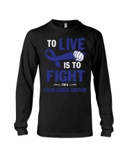 colon-cancer-darkblue-lfi Long Sleeve Tee thumbnail
