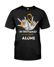 appendix-cancer-amber-fight-together Premium Fit Mens Tee thumbnail