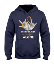 appendix-cancer-amber-fight-together Hooded Sweatshirt thumbnail