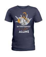 appendix-cancer-amber-fight-together Ladies T-Shirt thumbnail