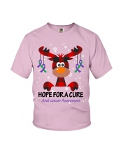 anal-cancer-purple-green-hfac Youth T-Shirt thumbnail