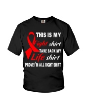 blood-cancer-red-myshirt Youth T-Shirt thumbnail