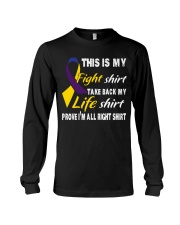 bladder-cancer-marigold-blue-purple-myshirt Long Sleeve Tee thumbnail