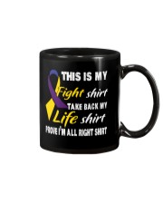 bladder-cancer-marigold-blue-purple-myshirt Mug thumbnail