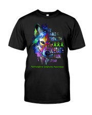 nonhodgkins-lymphoma-limegreen-strngttt Classic T-Shirt front