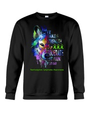 nonhodgkins-lymphoma-limegreen-strngttt Crewneck Sweatshirt thumbnail