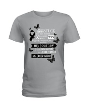 melanoma-cancer-black-STUCK Ladies T-Shirt thumbnail