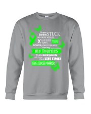 nonhodgkins-lymphoma-limegreen-stuck Crewneck Sweatshirt thumbnail