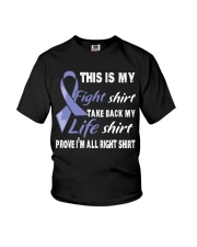 esophageal-cancer-periwinkle-myshirt Youth T-Shirt thumbnail