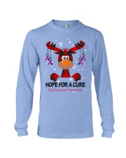 thyroid-cancer-teal-blue-pink-hfac Long Sleeve Tee thumbnail