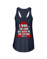 blood-cancer-red-victory Ladies Flowy Tank thumbnail