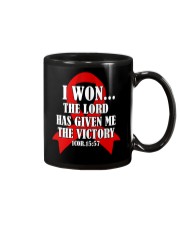 blood-cancer-red-victory Mug thumbnail