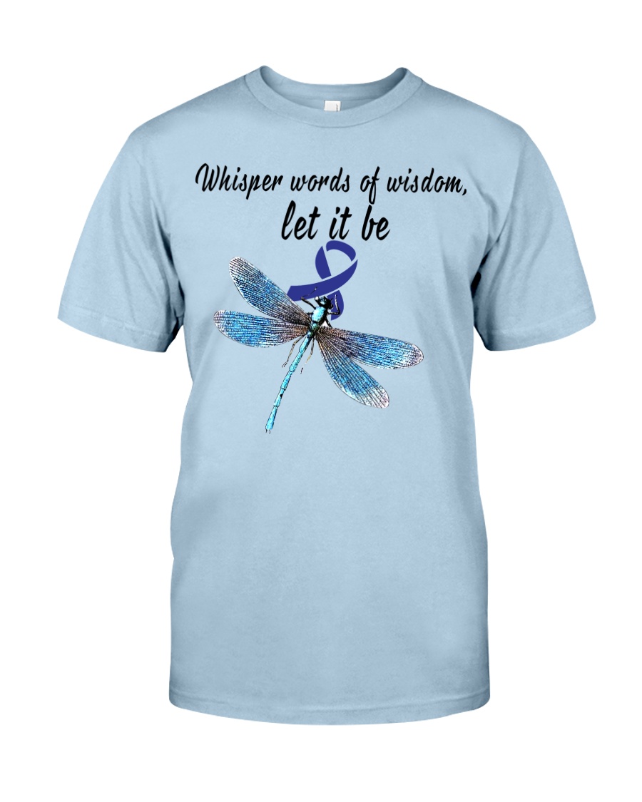 colon-cancer-darkblue-letitbe Classic T-Shirt