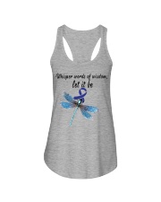 colon-cancer-darkblue-letitbe Ladies Flowy Tank thumbnail