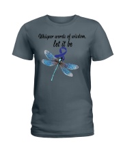 colon-cancer-darkblue-letitbe Ladies T-Shirt thumbnail
