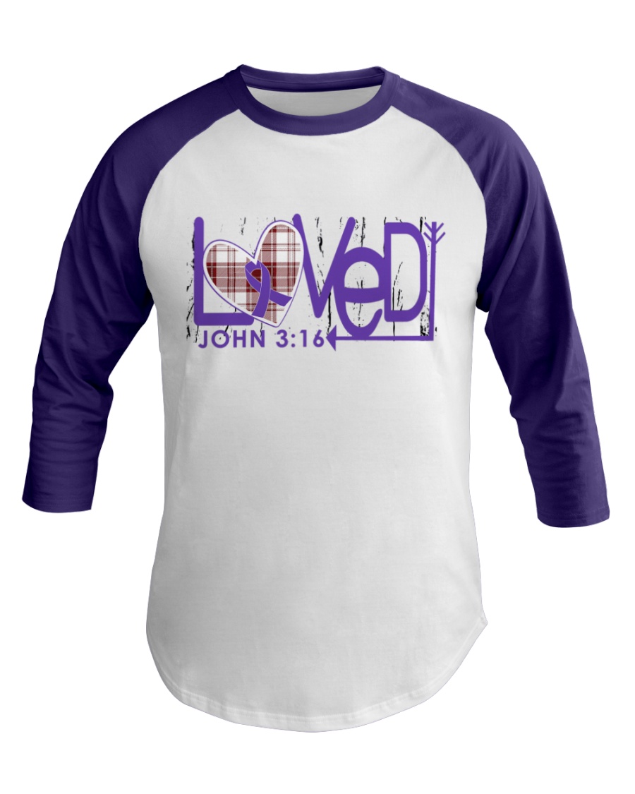 leiomyosarcoma-purple-loved Baseball Tee