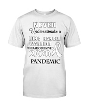lung-cancer-white-npan Classic T-Shirt front