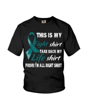 ovarian-cancer-teal-myshirt Youth T-Shirt thumbnail