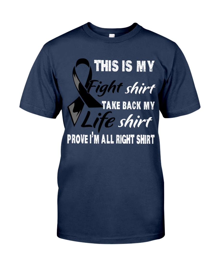 melanoma-black-myshirt Classic T-Shirt