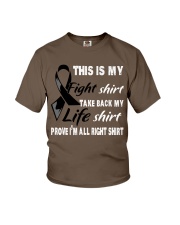 melanoma-black-myshirt Youth T-Shirt thumbnail