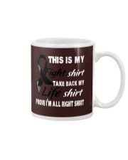 melanoma-black-myshirt Mug thumbnail