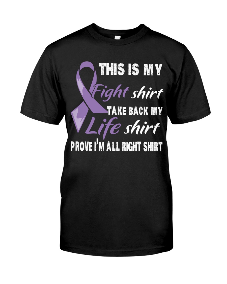 hodgkins-lymphoma-violet-myshirt Classic T-Shirt