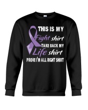 hodgkins-lymphoma-violet-myshirt Crewneck Sweatshirt thumbnail