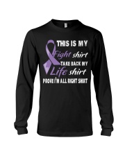 hodgkins-lymphoma-violet-myshirt Long Sleeve Tee thumbnail