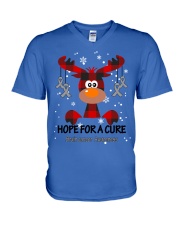 brain-cancer-grey-hfac V-Neck T-Shirt thumbnail
