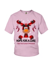 head-neck-cancer-burgundy-ivory-hfac Youth T-Shirt thumbnail