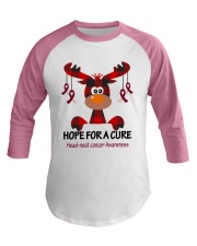 head-neck-cancer-burgundy-ivory-hfac Baseball Tee thumbnail