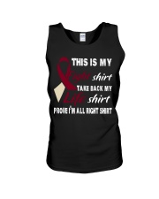 head-neck-cancer-burgundy-ivory-myshirt Unisex Tank thumbnail
