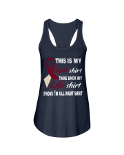 head-neck-cancer-burgundy-ivory-myshirt Ladies Flowy Tank thumbnail