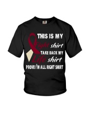 head-neck-cancer-burgundy-ivory-myshirt Youth T-Shirt thumbnail