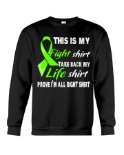 nonhodgkins-lymphoma-limegreen-myshirt Crewneck Sweatshirt thumbnail