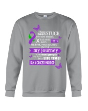 anal-cancer-purple-green-stuck Crewneck Sweatshirt thumbnail