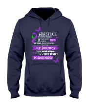 anal-cancer-purple-green-stuck Hooded Sweatshirt thumbnail