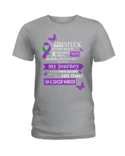 anal-cancer-purple-green-stuck Ladies T-Shirt thumbnail