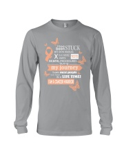 uterine-cancer-peach-STUCK Long Sleeve Tee thumbnail