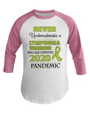lymphoma-lime-npan Baseball Tee thumbnail